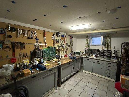 Werkstatt im Keller