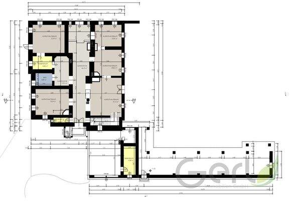 Grundriss Hauptgebäude