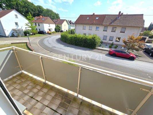 Attraktiver Balkon im Obergschoss