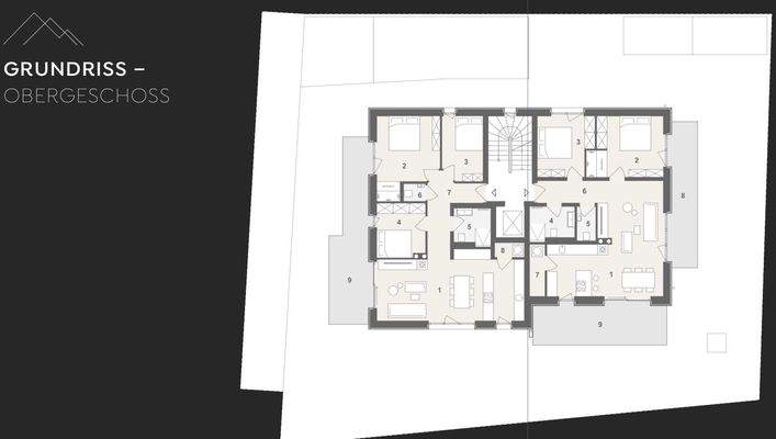 Grundriss Obergeschoss