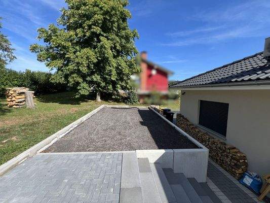 Platz für Pool/Sauna