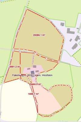 Flurstücke GESAMT (m² nicht exakt)