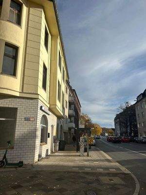 Seitenblick Bushaltestelle