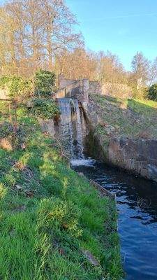 Wasserfall der Bäk im Garten
