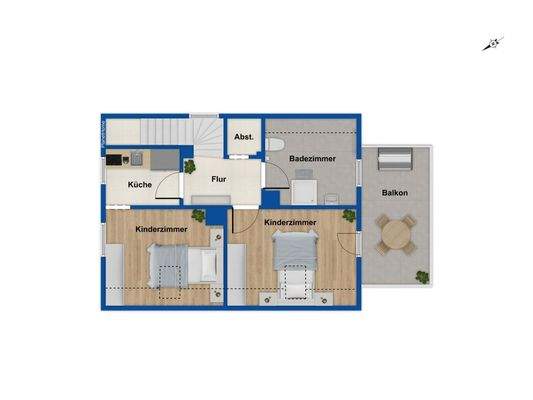 Grundriss Obergeschoss