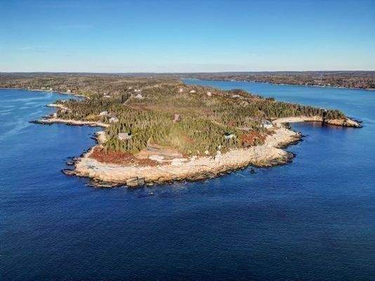 Drohnenaufnahme - Ende der Halbinsel