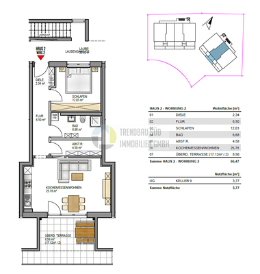 Wohnung Nr. 02 EG Haus 2