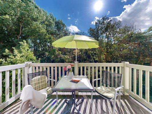 Balkon in Südausrichtung