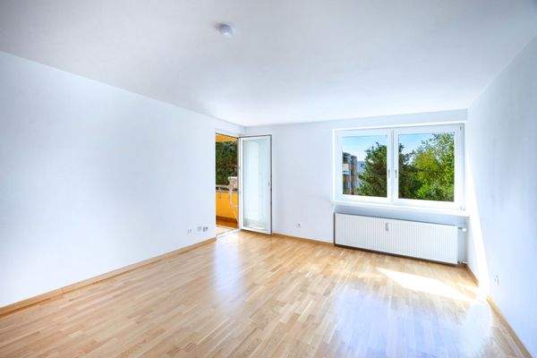 Wohnzimmer mit Zugang Balkon