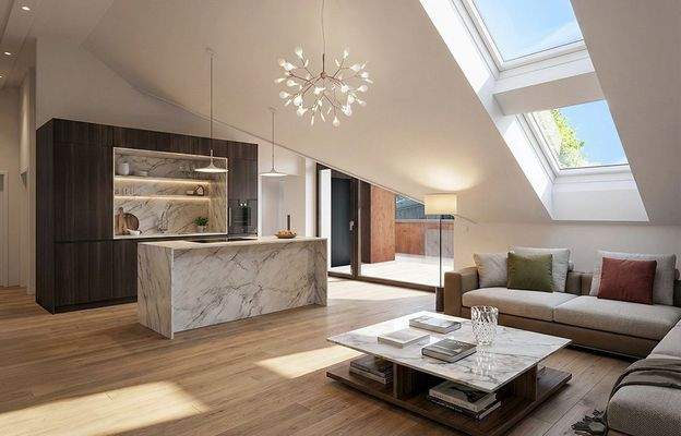 KI_Forty A03_Wohnzimmer_Kueche