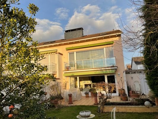 Rückansicht des Hauses