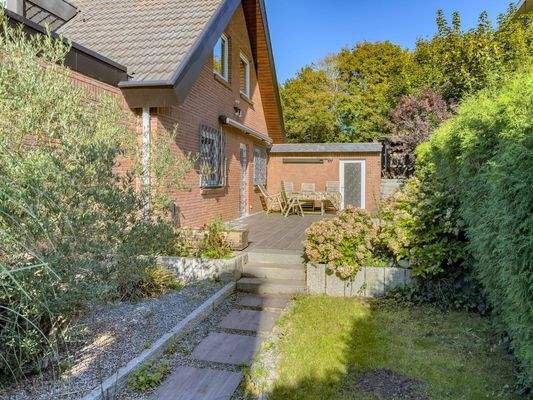 Terrasse von der Küche aus zugänglich