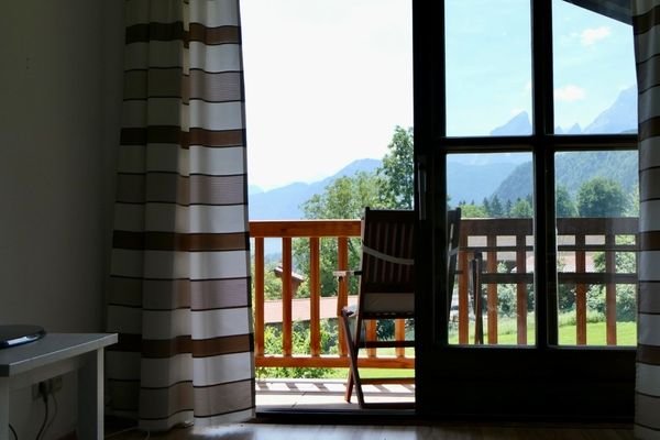 Blick vom Wohnzimmer