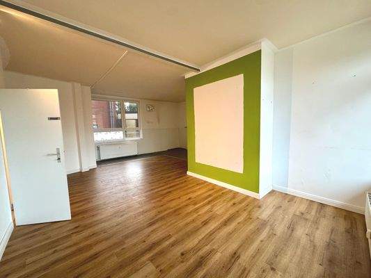 Blick in die Gewerbefläche