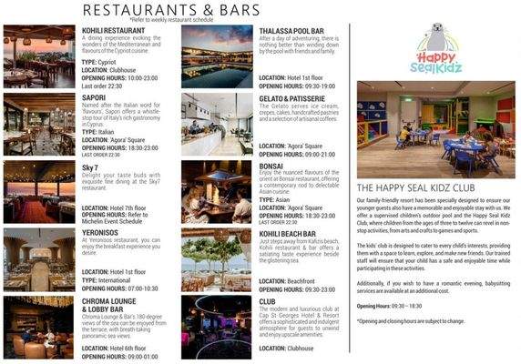 Restaurants Bars Kinderzimmer