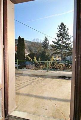 Schlafzimmer links/Terrasse OG