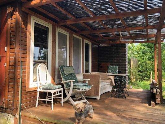 überdachte Terrasse