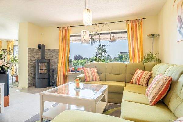 Wohnzimmer, Kaminofen