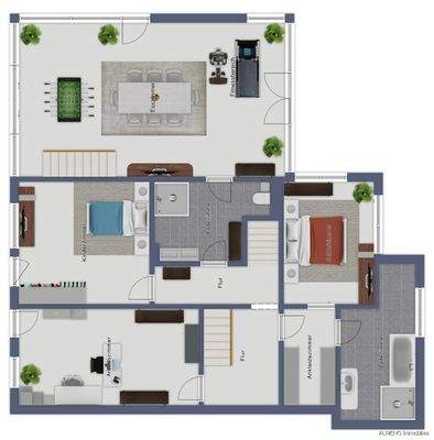 1.UG- Viel Platz und Möglichkeiten für die große Familie