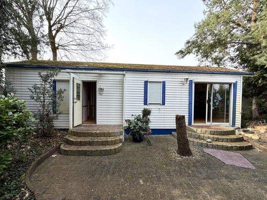 Fertighaus im hinteren Bereich