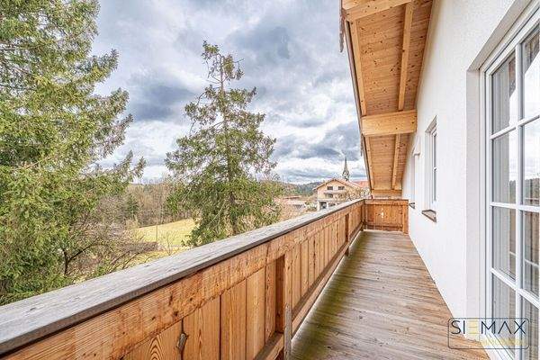 Loggia mit Morgensonne