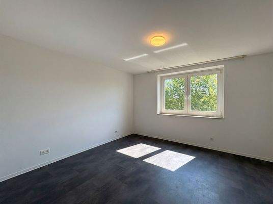 Der geräumige Schlafraum