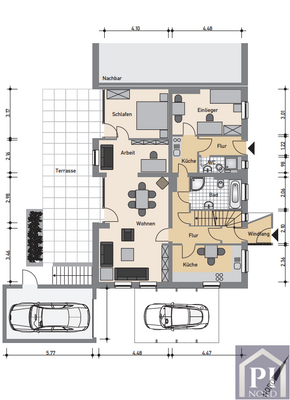 Grundriss Erdgeschoss