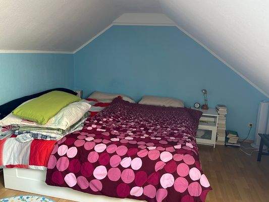 Schlafzimmer (ursprünglich Abstellraum Spitzboden)