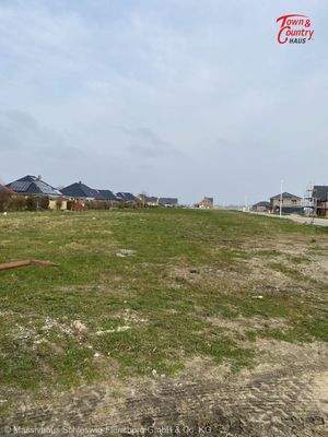 Blick auf das Baugebiet