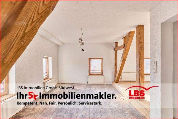 Zimmer im Dachgeschoss