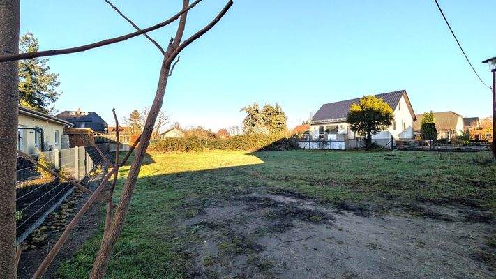 Blick vom Birkenweg gen Nord-Ost