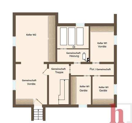 Grundriss Keller