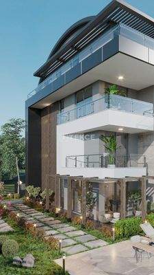 Chic Apartments with City View in a Complex with Amenities in Alanya