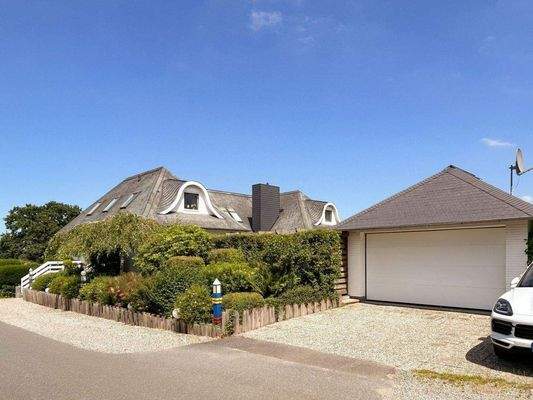 Blick auf die Garage