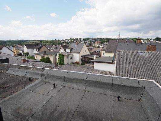 Ausblick vom Wintergarten