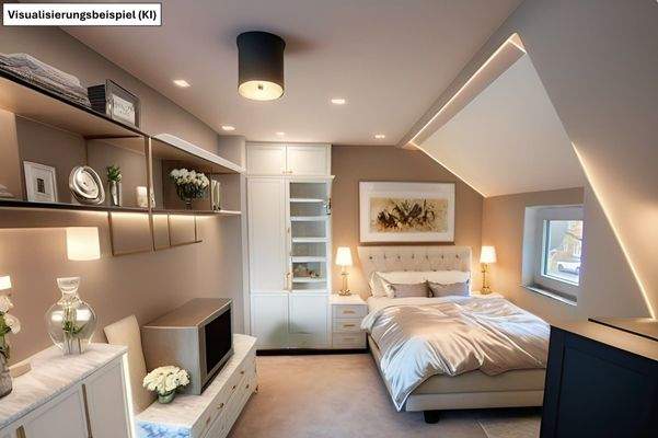 Schlafzimmer Nr. 2 (KI-generiert)