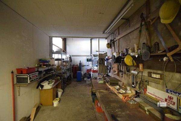 Werkstatt in der Halle
