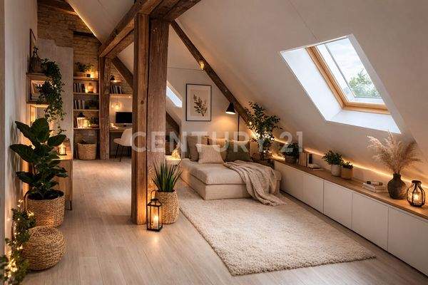 Sanierte Version Dachboden