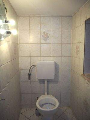 Das WC im Obergeschoß