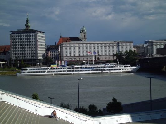 Tolle Aussicht direkt auf die Donau