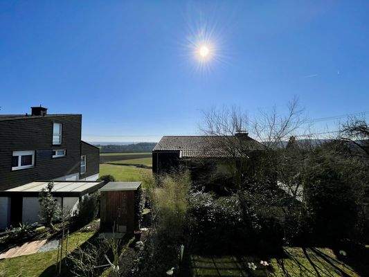 Aussicht von dem Balkon