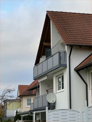 Balkon mit Gaube