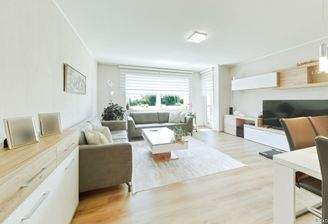 Das moderne Wohn und Esszimmer