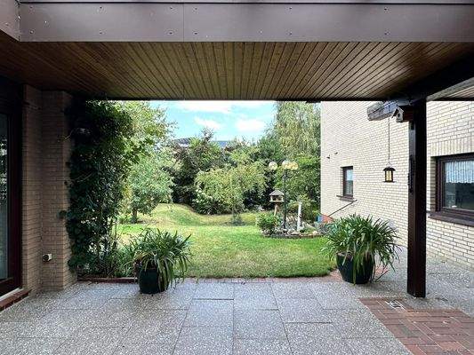 Blick aus dem Atrium