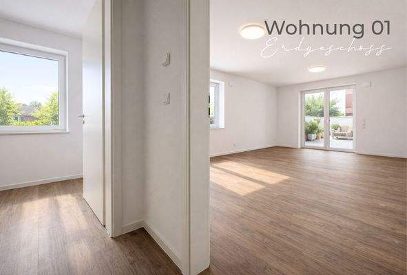 HWR und Wohnküche mit Terrasse