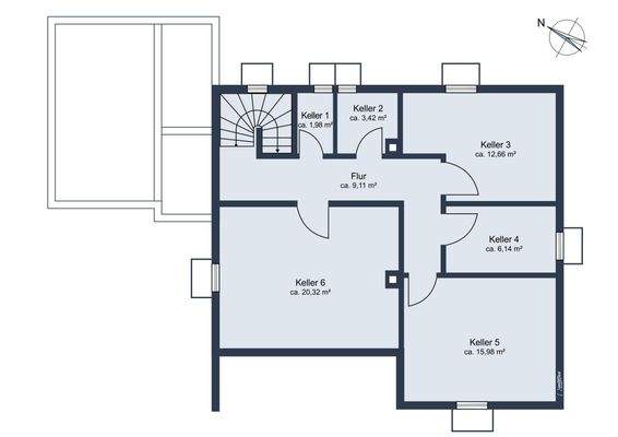 Bestand Grundriss UG