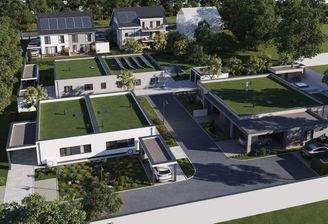 Vogelperspektive Bungalows