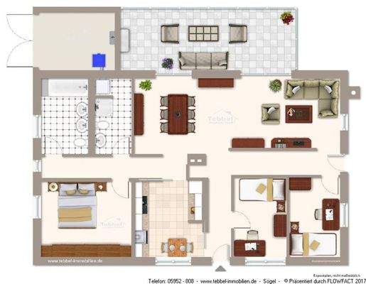 Erdgeschoss - Exposéplan - Skizze
