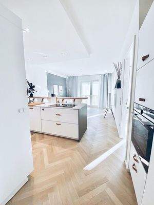 Blick Küche vom Flur