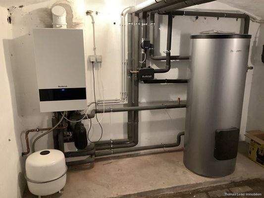 Gasheizung im Keller